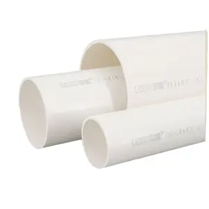 Low Cost Durable Plastic Drain Pipe White Large Caliber Pvc Drain Pipe For Bridge