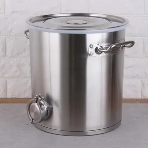 Premium quality stainless steel sealed pot brewing pot commercial cooking pot for home