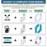 Chaussettes de sport personnalisées pour hommes en fibre de bambou, respirantes, à compression, hauteur genou, pour le basketball, la course et la randonnée