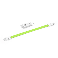 Regalo Promocional, Cable de Datos 3A con Logotipo Personalizado, Llavero USB de Carga Rápida y Cable de Carga Múltiple para Dispositivos Clave
