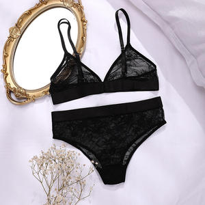 Sexy Thong <strong>Bra</strong> <strong>Penty</strong> <strong>Set</strong> Embroidery Transparent Plus Size Women Seamless <strong>Bra</strong> Brief <strong>Sets</strong> Custom Underwear <strong>Set</strong> Women <strong>Bra</strong> and Pan - Product Image 3