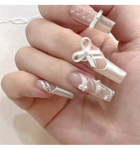 20 Piezas de Adornos de Resina para Uñas con Forma de Lazo de Cinta de Ballet, Lindas Decoraciones 3D para Uñas, Accesorios para Manicura en Gel - Product Image 2