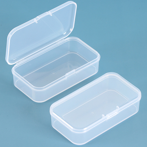 Boîte de rangement transparente rectangulaire SUNSHING pour composants électroniques, conteneur en plastique pour cartes de jeu, étui personnalisé pour piles de taille moyenne - Product Image 1