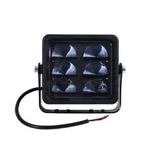 Montacargas LED para interior y exterior, 80V, 110V, rojo, azul, verde, resistente al agua, de alta potencia, zona de advertencia, luz en U