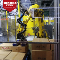 Robot Paletizador Industrial, Paletizador Robótico Automático para Apilado y Manipulación de Bolsas, Cajas y Cartones
