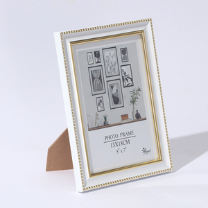 Luxury Carved Modern Wholesale in Stock White Table Standing Gold Wooden MDF <strong>Picture</strong> <strong>Frames</strong> for <strong>Pictures</strong> Mouldings Wood - Product Image 4