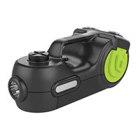 Cric hydraulique électrique portable 3 en 1 5T 12V pour voiture, avec pompe à air et clé à choc électrique, pour levage au sol en extérieur