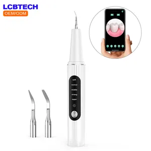 New Ultrasonic Teeth Cleaner Dental Scaler Calculus Tartar Remover Dentistry Tool LED Teeth Whitening Set with 5 Modes