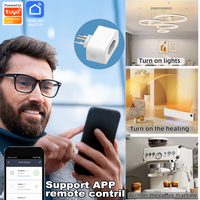 SIXWGH, salida WiFi inteligente directa de fábrica, Monitor de energía 20A, Control de voz Alexa/Google, Material ABS brasileño 120V 16A, sincronización