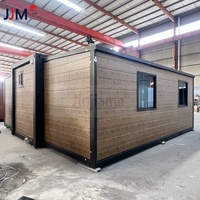 Maison préfabriquée pliable en acier extensible JJM China Mini, mobile, prête à vivre, 2 chambres, ensemble de meubles, design moderne