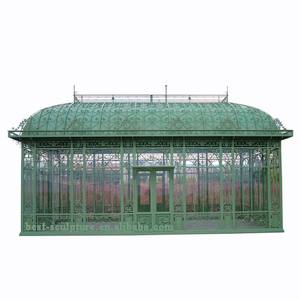 <span class=keywords><strong>Gazebo</strong></span> de <span class=keywords><strong>Metal</strong></span> Vintage Personalizado para Jardín Exterior, Invernadero Grande de Hierro Forjado en Venta - Product Image 3