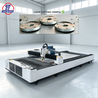 Machine de découpe laser à fibre CNC industrielle 12 kW 6015 pour acier inoxydable, acier au carbone, aluminium, découpeuse laser de tôles métalliques