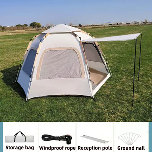 Tenda da Campeggio a Montaggio Rapido, Impermeabile, Pop-up, <span class=keywords><strong>per</strong></span> Escursioni e Campeggio, con Finestra sul Tetto, in Vendita - Product Image 4