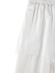 Ensemble 2 pièces : Haut uni à manches longues et pantalon large avec col ou épaules tombantes – Tenue de mariage élégante - Product Image 6