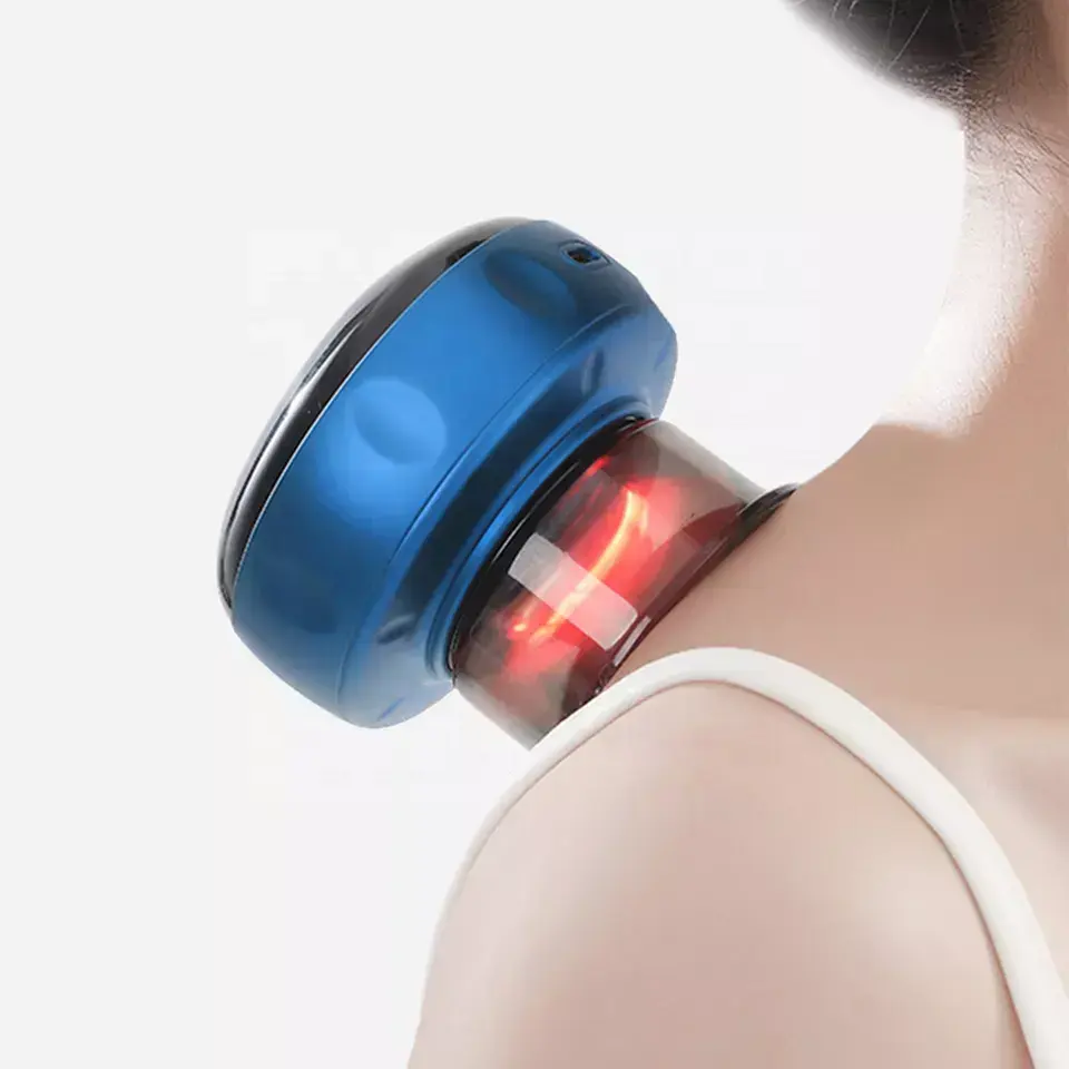 Venta caliente inteligente ajustable eléctrico ventosas masajeador 6/12 grado raspado terapia cuerpo Spa masaje máquina delgada