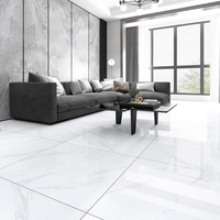 Carrelage de sol blanc 800x800 Design moderne simple résistant à l'usure pour le salon