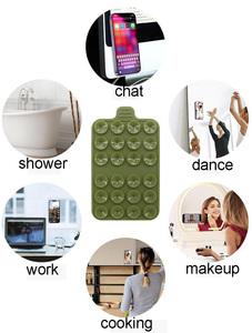 24-Piece Square Suction Cups Silicone Anti-Slip Pad for Phone Cases | Multi Colors Available - Product Image 3