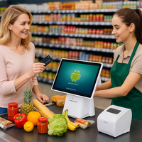 Terminal Punto de Venta Todo en Uno Liverdol de 15.6 Pulgadas con Pantalla Táctil, Sistema Windows, Caja Registradora, Impresora Térmica Integrada de 80 mm, Automática