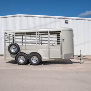 Remolque de Ganado de Alta Resistencia, Nuevo y de Calidad, Camión para Transporte de Ganado Vacuno, Ovino y Porcino, Construcción Duradera de Acero de Alta Resistencia Antióxido - Product Image 1
