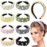 PDANY Nouvelle Arrivée Europe Amérique Mode Accessoires pour Femmes Couleur Unie Simple Bordure Fine Acrylique Plastique Bandeau pour Femmes