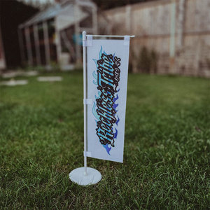 <span class=keywords><strong>Bandera</strong></span> Mini Nobori <span class=keywords><strong>de</strong></span> Diseño Impreso Digital con Logotipo Personalizado <span class=keywords><strong>de</strong></span> Alta Calidad y Precio Económico <span class=keywords><strong>de</strong></span> Fábrica con Base y Soporte - Product Image 5