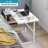 Table de dortoir pliable pour ordinateur portable, bureau d'ordinateur de style nordique, design simple, table d'étude moderne, bureaux d'ordinateur