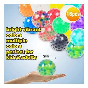 New Design Personalized Eco-friendly TPR Squishy Ball for Sensory Play Anti-Anxiety Kawaii Fidget <b>Desk</b> <b>Toy</b> with Customized Color - Product Image 4
