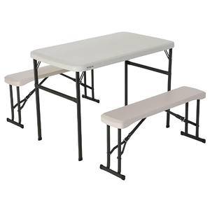 Outdoor Kwaliteit 6ft/<span class=keywords><strong>8ft</strong></span> Plastic Klaptafel Stoelen Feest Bruiloft Tuin Evenementen Opvouwbare Plastic Buitentafel - Product Image 1
