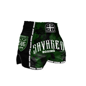 Pantaloncini da combattimento Muay Thai pantaloncini corti mimetici Muay Thai Bbj <span class=keywords><strong>Kick</strong></span> Boxing - Product Image 2