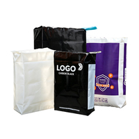 Sacs d'emballage sur mesure 5kg 20kg 25kg avec valve unidirectionnelle, en polyéthylène, fond plat externe, sacs à valve PE pour remplissage