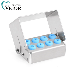 ที่วางหัวกรอฟันสแตนเลส 8 รู ฆ่าเชื้อได้ พร้อมวงแหวนซิลิโคน - Product Image 5