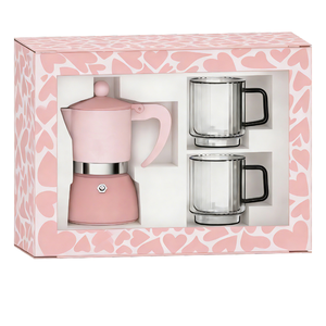 Cafetera <span class=keywords><strong>Moka</strong></span> <span class=keywords><strong>de</strong></span> Aluminio para Espresso, para Hogar, Oficina o Cafetería, con Caja <span class=keywords><strong>de</strong></span> Color Personalizada - Product Image 3