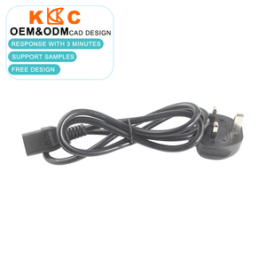 UK Plug BS 13A to IEC320 C13 <b>Power</b> Cord 1.5M 2M 10A 250V PDU Extension Main <b>Cable</b> for <b>Computer</b> & Server Equipment - Product Image 2