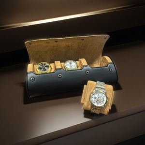 Nouvelle boîte de rangement et de présentation en cuir pour montres mécaniques de style européen, avec fonctionnalités de voyage et de rangement à domicile - Product Image 2