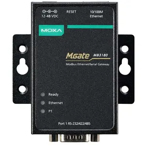 MOXA 1 2 및 4 포트 이더넷 모-dbus 게이트웨이 MGate MB3180 에 표준 직렬 포트