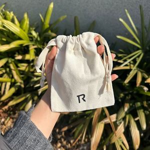 Promotion Custom Logo Printed 100% Cotton Eco Clothing Dust Pouch <b>Personalised</b> Gift <b>Bag</b> - Product Image 6