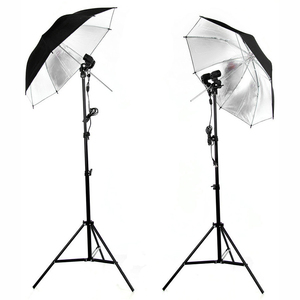 Parapluie de studio photo professionnel TRIOPO avec réflecteur <span class=keywords><strong>doré</strong></span>/argenté, design blanc - Product Image 6