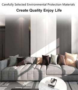 Нано-пластиковая бамбуковая волокнистая интегрированная 600 мм текстурная настенная панель настраиваемая полая структура для гостиниц, школ, ТВ - Product Image 2