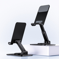 Support de tablette en alliage d'aluminium OEM avec base rotative à 360 angle réglable support de bureau de téléphone pliable pour tablette PC