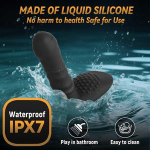 Vibrador Dildo Monstruoso con Control Remoto para Estimulación Anal, del Punto G y del Clítoris, con Movimiento de Empuje, para Mujeres - Product Image 5