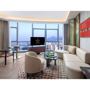 ชุดเฟอร์นิเจอร์ไม้สำหรับโรงแรมห้าดาวหรูหราชุดห้องนอนอพาร์ทเมนต์แบบกำหนดเอง - Product Image 6