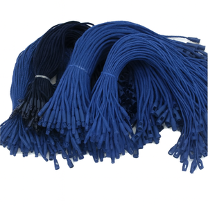 Usine en gros cercle étiquettes volantes personnalisées avec ficelle 18cm étiquette volante jetable recyclable corde pour vêtements en plastique - Product Image 3