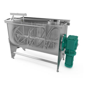 Mélangeur à ruban sous vide en acier inoxydable SUS304, machine à mélanger les produits chimiques, les revêtements, la pâte, la poudre avec pompe à moteur - Product Image 1