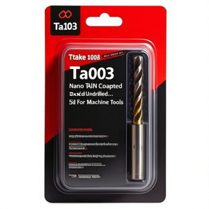 Foret universel en carbure Ttake Ta1003, revêtement Nano TiAlN, 5Xd non percé, pour machines-outils - Product Image 2