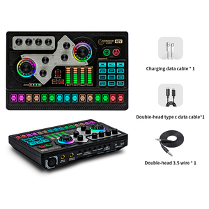 Mezclador Bluetooth SX96, <span class=keywords><strong>Tarjeta</strong></span> <span class=keywords><strong>de</strong></span> <span class=keywords><strong>Sonido</strong></span> con Efectos <span class=keywords><strong>de</strong></span> <span class=keywords><strong>Sonido</strong></span> DSP <span class=keywords><strong>de</strong></span> <span class=keywords><strong>32</strong></span> <span class=keywords><strong>bits</strong></span>, Transmisión en Vivo Multicanal Síncrona, Reducción Inteligente <span class=keywords><strong>de</strong></span> Ruido - Product Image 3