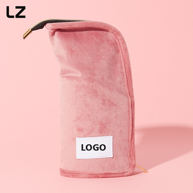 Astuccio in velluto rosa