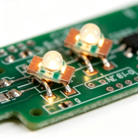 Lentille dôme 0603, LED SMD verte 30 degrés, perle lumineuse à capteur focalisé