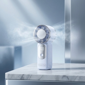Nuevo Producto: Ventilador de Mano Portátil, Lindo y Mini, Ventilador Pequeño de Plástico - Product Image 1