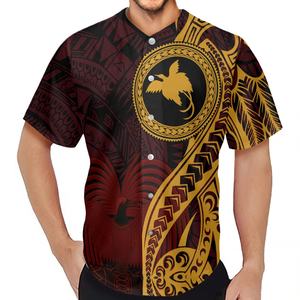 Camiseta personalizada con estampado del 50. ° aniversario de la independencia de Papúa Nueva Guinea, uniforme de béisbol para hombre, camisetas informales para hombre - Product Image 1