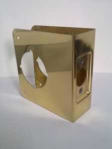 WEKIS Single-Hole Stainless Steel Brass Door Reinforcer Matte Black Gold Lock <b>Wrap</b> <b>Window</b> Application Made China for Repairing - Product Image 3